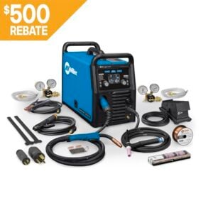 Miller Multimatic 220 with Build with Blue Rebate