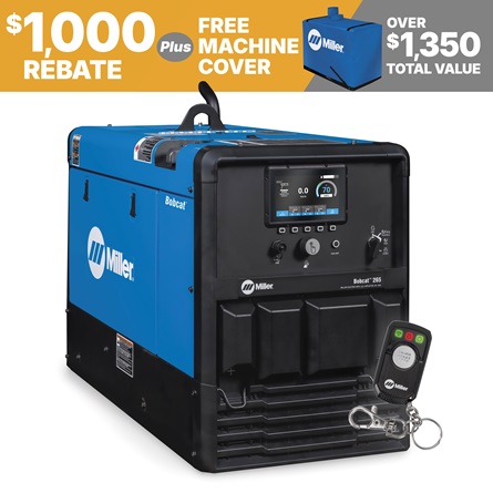 Miller Bobcat 265 907826001 Build with Blue Rebate