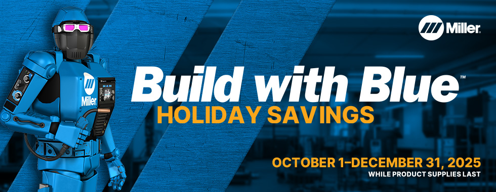 Miller Build with Blue Holiday Savings Rebate Promo