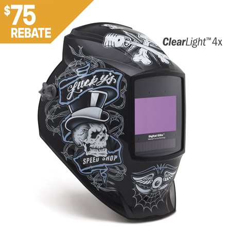 Miller Digital Elite Clearlight 4x welding helmet 296766 rebate