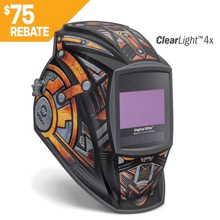 Miller Digital Elite Welding Helmet Build with Blue Rebate