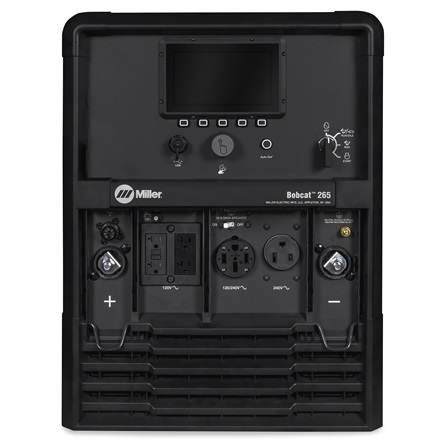 Miller Bobcat 265 with front open receptacles