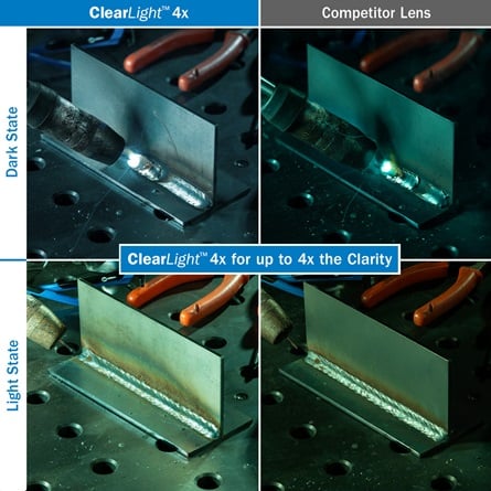 Miller Digital Elite Clearlight 4x comparison