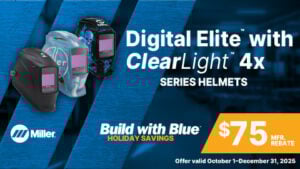 Miller Digital Elite Q4 Build with Blue Holiday Rebate $75